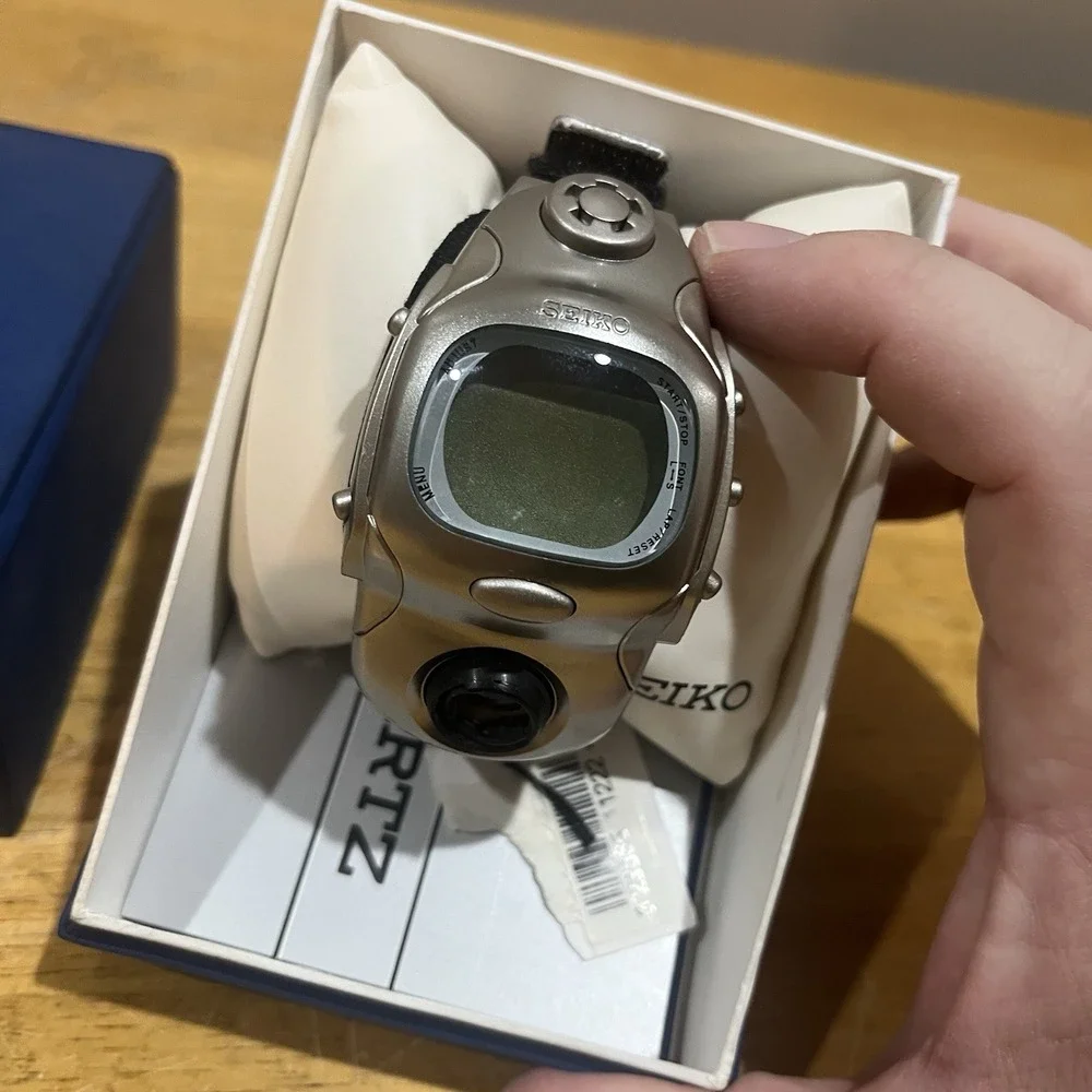 Seiko Airpro SMC005 Inflatable Quartz Vintage Men's Watch Vtg Not Tested See Pic